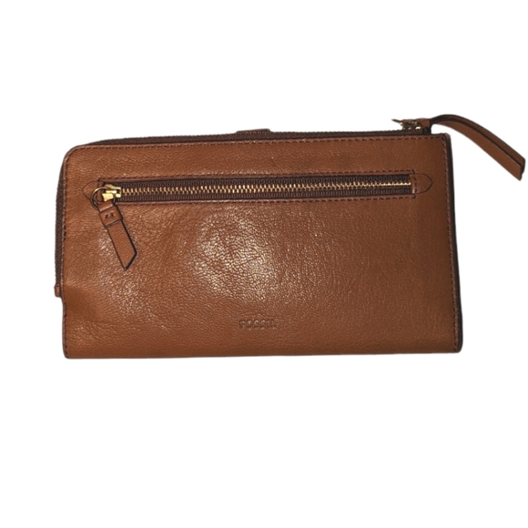 Fossil Leather Tan Wallet - Picture 2 of 9